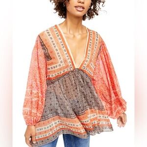 Free People Aliyah Tunic Top